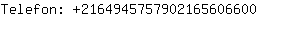Telefon: 216494575790216560....
