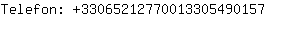 Telefon: 3306521277001330549....