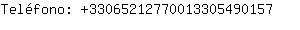 Telfono: 3306521277001330549....