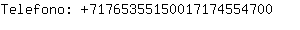 Telefono: 7176535515001717455....