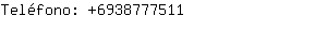 Teléfono: 693877....