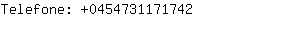 Telefone: 045473117....