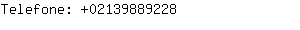 Telefone: 0213988....