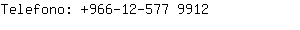 Telefono: 966-12-577 ....