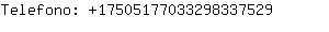 Telefono: 1750517703329833....