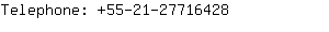 Telephone: 55-21-2771....