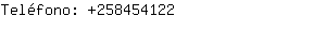 Teléfono: 25845....