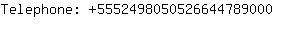 Telephone: 555249805052664478....