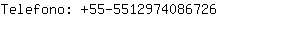 Telefono: 55-551297408....