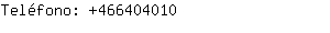 Teléfono: 46640....