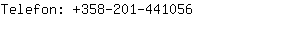 Telefon: 358-201-44....