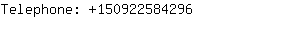 Telephone: 15092258....