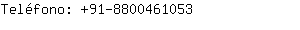 Teléfono: 91-880046....