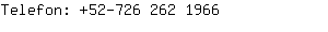 Telefon: 52-726 262 ....
