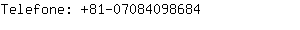 Telefone: 81-0708409....