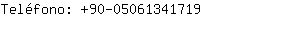 Teléfono: 90-0506134....