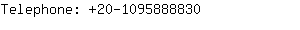 Telephone: 20-109588....
