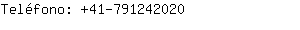 Teléfono: 41-79124....