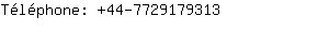 Téléphone: 44-772917....