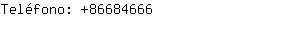 Teléfono: 8668....