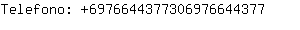 Telefono: 697664437730697664....