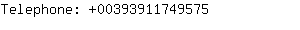 Telephone: 0039391174....