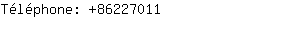 Téléphone: 8622....