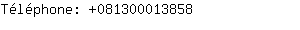 Tlphone: 08130001....