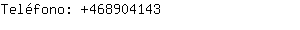 Teléfono: 46890....
