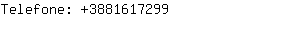 Telefone: 388161....