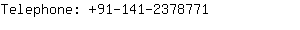 Telephone: 91-141-237....