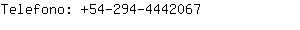 Telefono: 54-294-444....