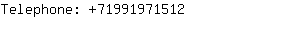 Telephone: 7199197....