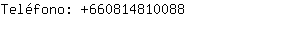 Teléfono: 66081481....