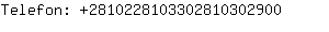 Telefon: 281022810330281030....