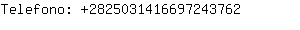 Telefono: 282503141669724....