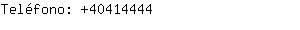 Teléfono: 4041....