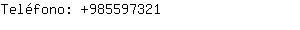 Teléfono: 98559....