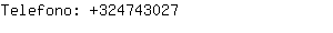 Telefono: 32474....