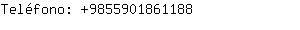 Teléfono: 985590186....