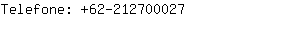 Telefone: 62-21270....