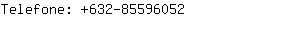 Telefone: 632-8559....