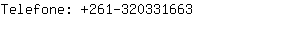 Telefone: 261-32033....