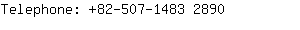 Telephone: 82-507-1483 ....