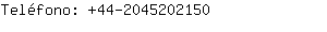 Teléfono: 44-204520....
