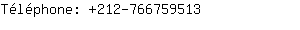 Tlphone: 212-76675....