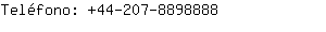 Teléfono: 44-207-889....