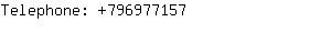Telephone: 962-79697....