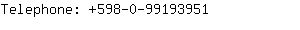 Telephone: 598-0-9919....