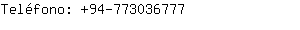 Teléfono: 94-77303....